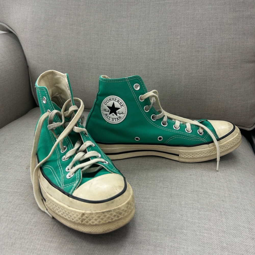 Converse Teal High-Top Sneakers